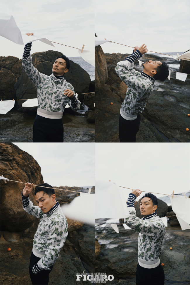 张震解锁全新海边大片 尽显“震”撼的魅力