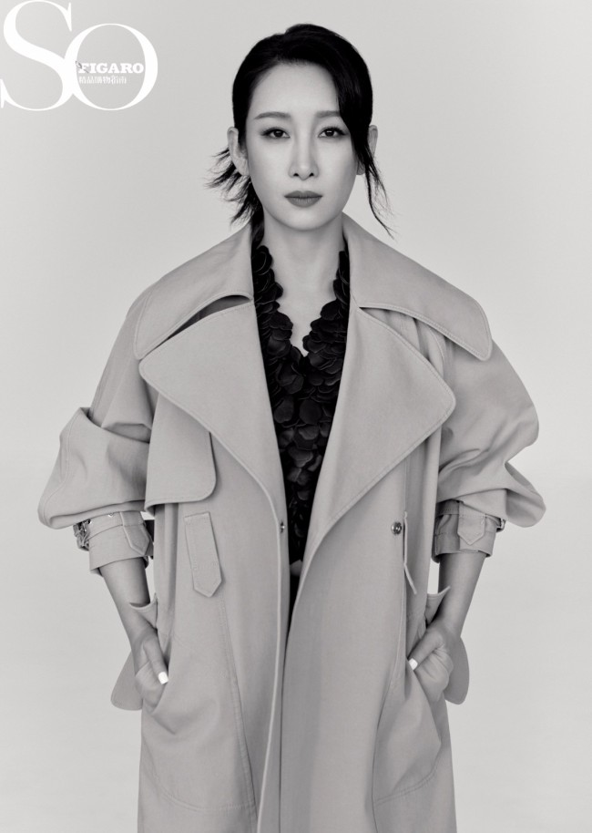 秦海璐最新杂志大片曝光 质感十足