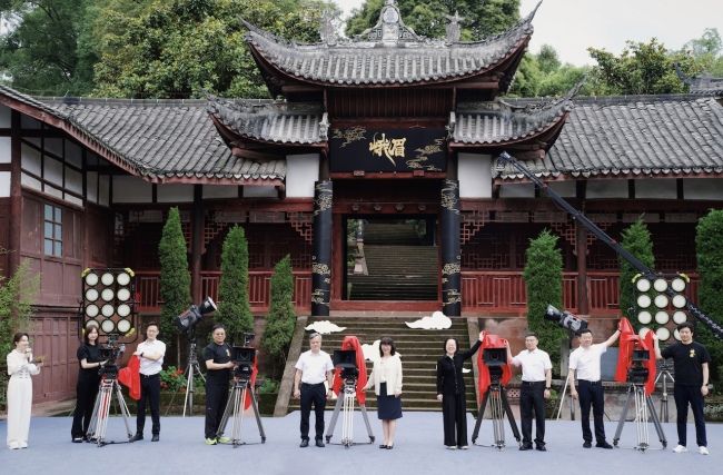单位探案息争峨眉文化 国内首部“古建拟东说念主化”剧集《峨眉》开机