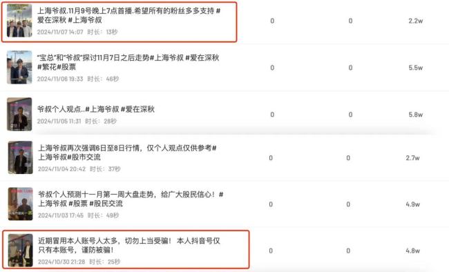 股市网红“爱在深秋”账号被封：账号仅存活9天，曾预告明日首开直播