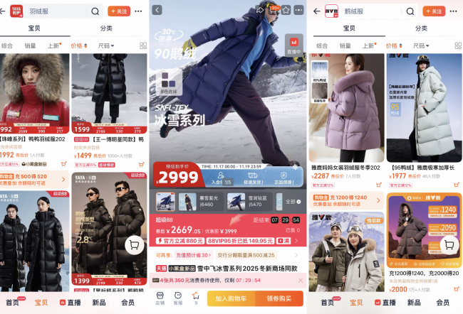 鸭子少了羽绒服贵了：国产品牌迈入“千元时代”，万元大牌价格坚挺