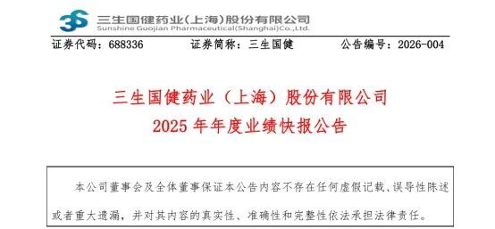 业绩快报:百济首次全年盈利,再鼎、三生国健新增长释放何种信号?