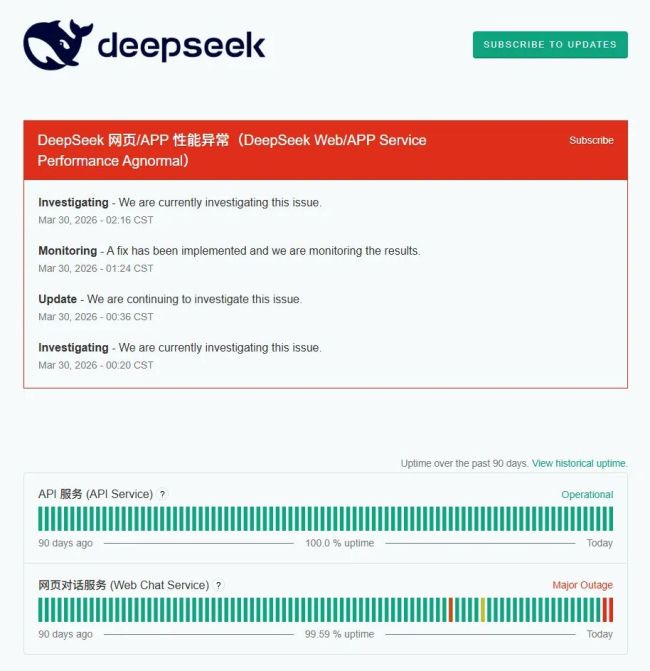 DeepSeek崩了
