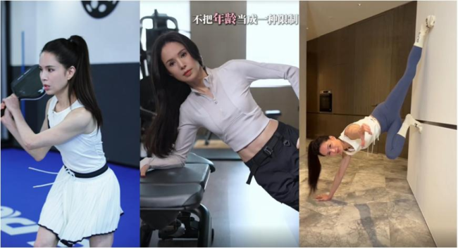 △生活中的自律标杆李若彤。