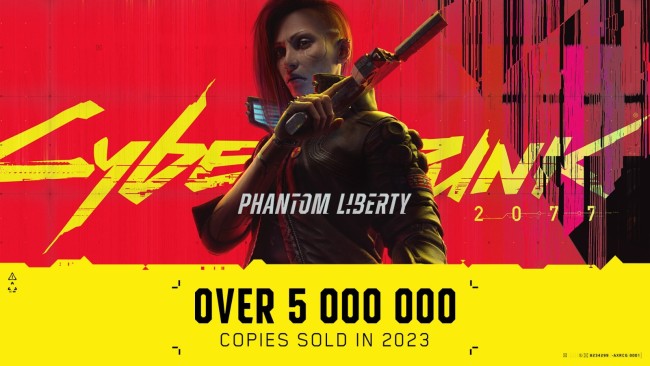 《赛博朋克2077》往日之影DLC 2023年销量超过500万套