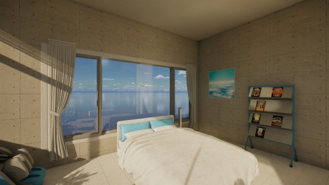 《inZOI》当代海岸房间共享