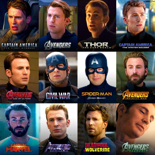 《複仇者聯盟5》標誌著克裏斯·埃文斯將在MCU中第12次登場