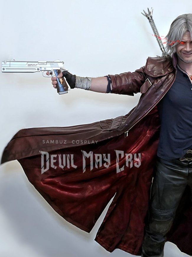 皮衣配圣诞帽！意大利Coser演绎《鬼泣5》圣诞但丁