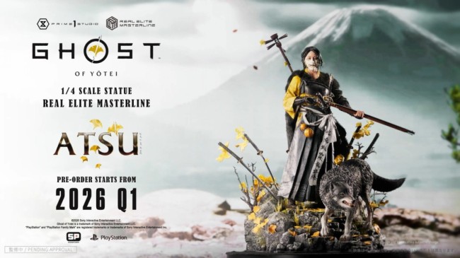 《羊蹄山之魂》女主角笃雕像即将开售 很还原