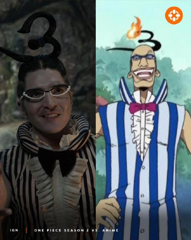 Netflix《海贼王》第二季真人剧集和动画对比