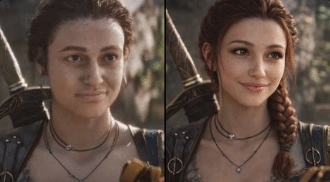 网友将《神鬼寓言4》NPC大妈改成黑美人 顺眼多了！