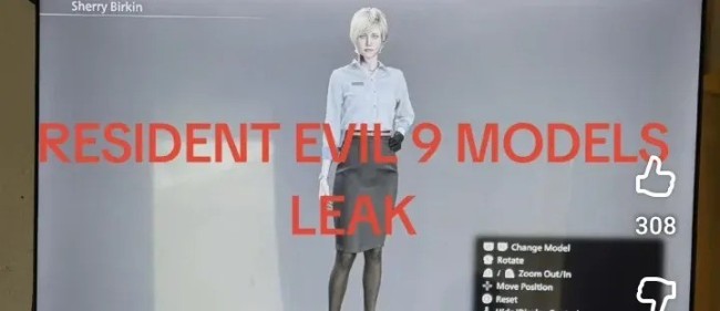 《生化危机9》角色和怪物建模渲染图泄露