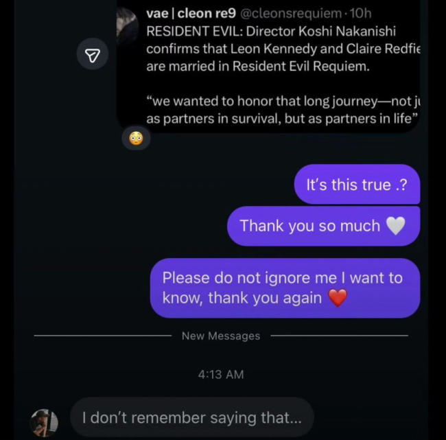 《生化危机9》制作人回应里昂和艾达结婚：懂的都懂