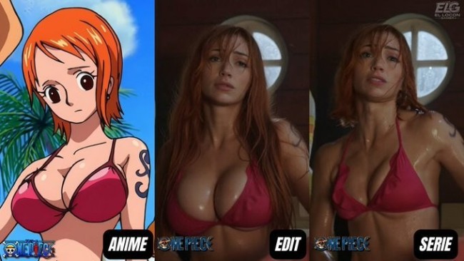 粉丝为《海贼王》剧版娜美丰胸 称其不符合原作人设