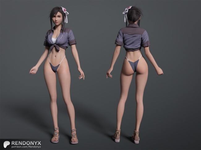 3D艺术家发《生化危机:安魂曲》格蕾丝性感内衣图 粉丝跪求制作相关模型