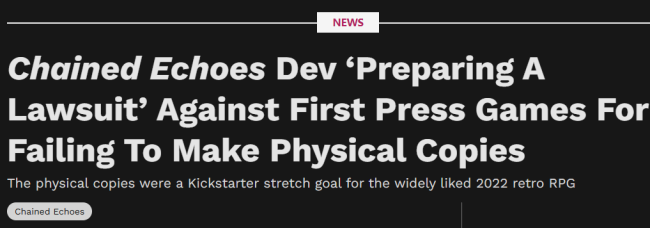 《宿命殘響》德國開發者起訴發行商不作為 M站91分JRPG