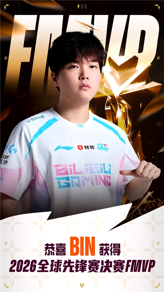 扶摇凌云上,碧海启长空!恭喜BLG斩获2026全球先锋赛冠军!