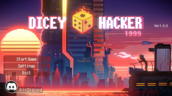 《骰子骇客1999》正式推出 肉鹅赛博策略战斗冒险