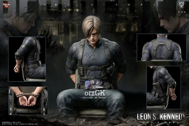 还有捆绑play! 《生化危机:安魂曲》里昂裸体性感手办发布