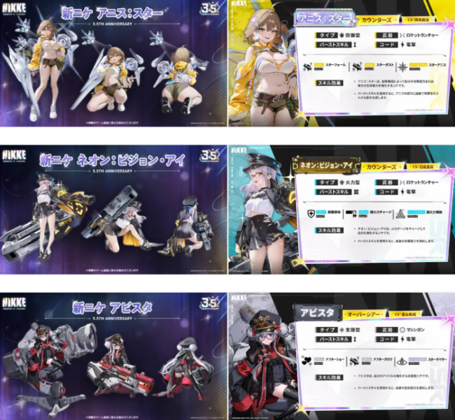 《胜利女神》新内容STAR ANIS上线 新故事与女神参战