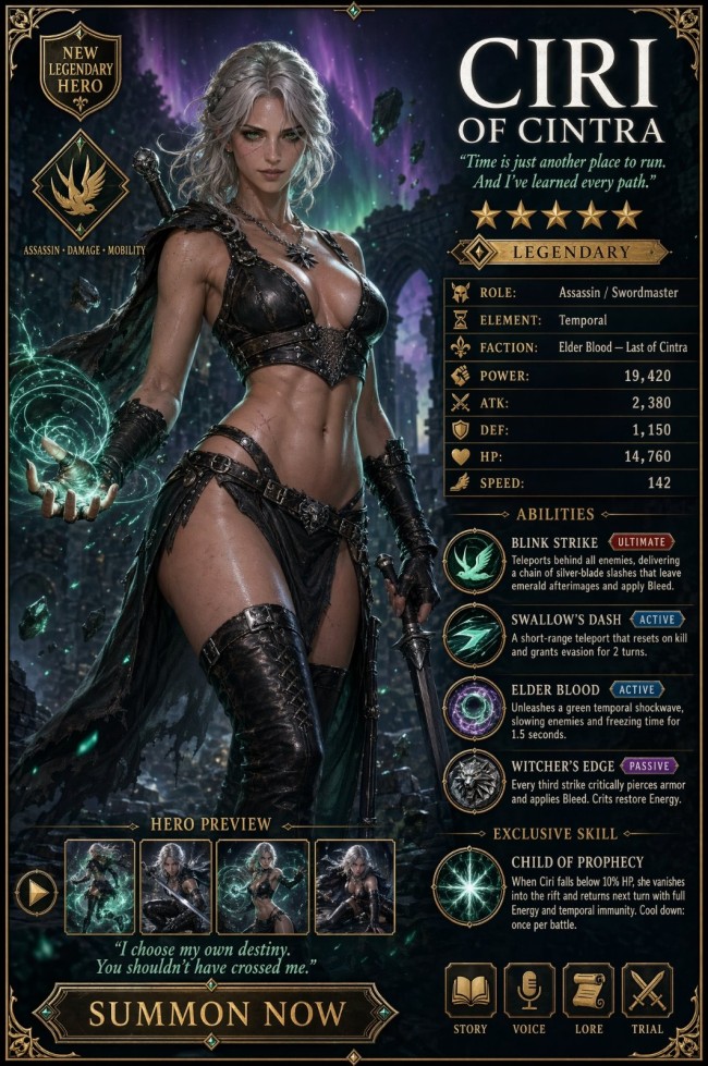 GPT新模型太顶了 叶奈法和特莉丝角色图很性感