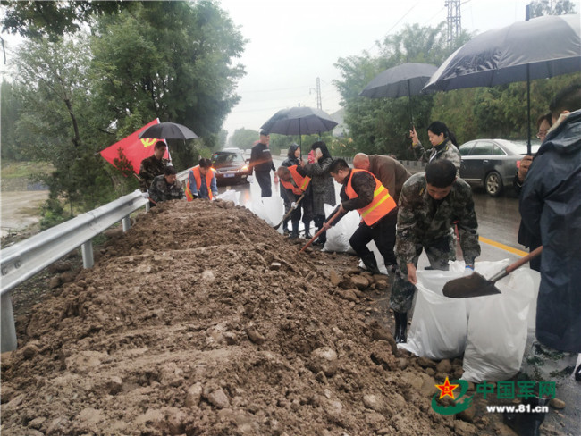 ​全力以赴！山西省军区组织民兵参加抢险救灾任务
