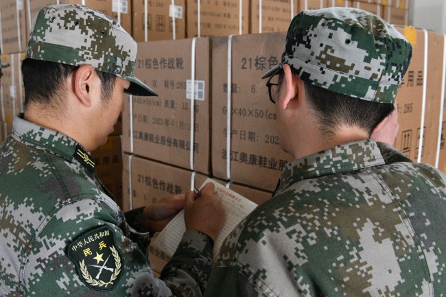 联勤官兵+基干民兵,干得漂亮!