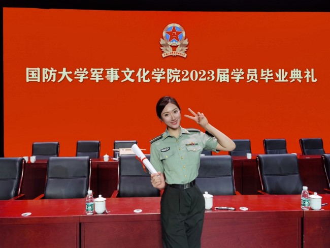 王浩润毕业院校:国防大学军事文化学院从艺术院校走向基层,走向战场
