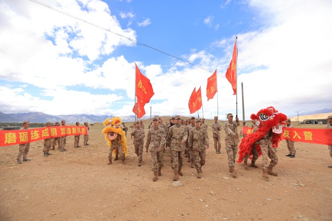 新兵下连，上高原！