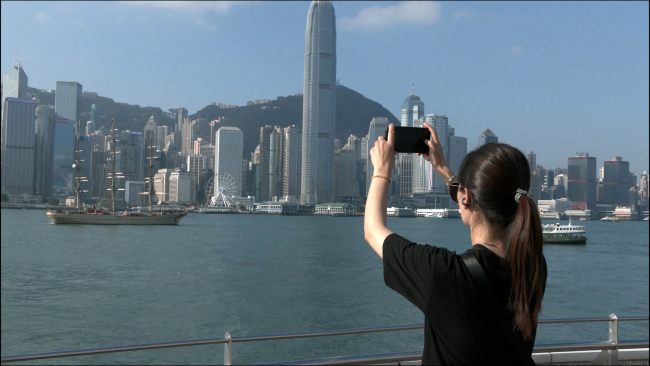 海军破浪舰技术停靠香港