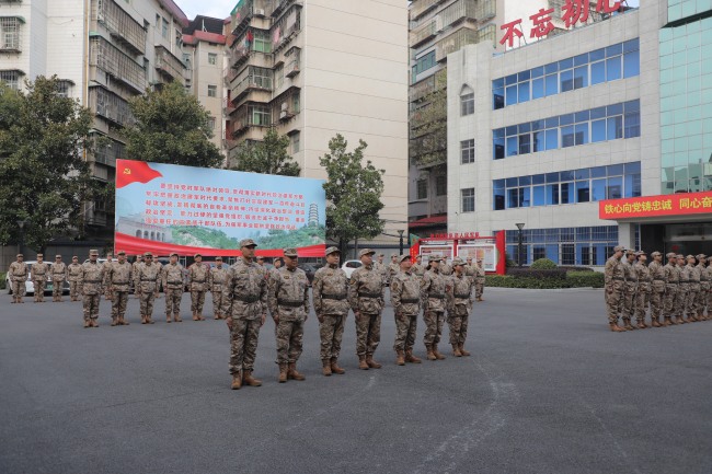 衡阳县人武部掀起新年度军事训练的热潮！