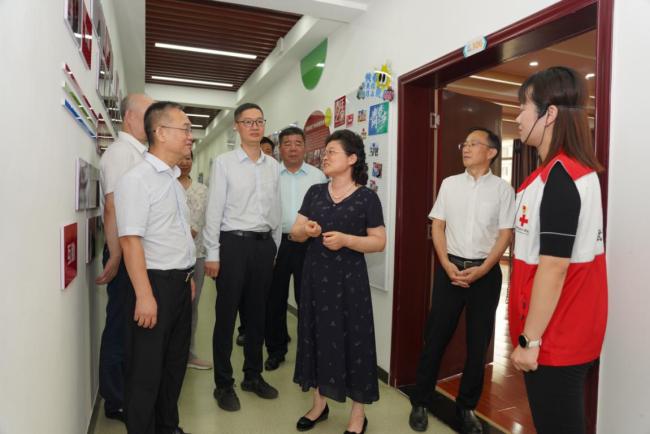 湖北省红十字会领导赴武汉经开区开展红十字阵地建设专题调研