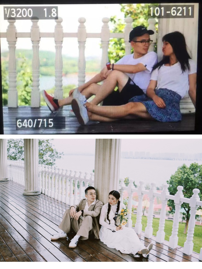 跨越十年!校友情侣返校拍摄婚纱照,兑现青春承诺