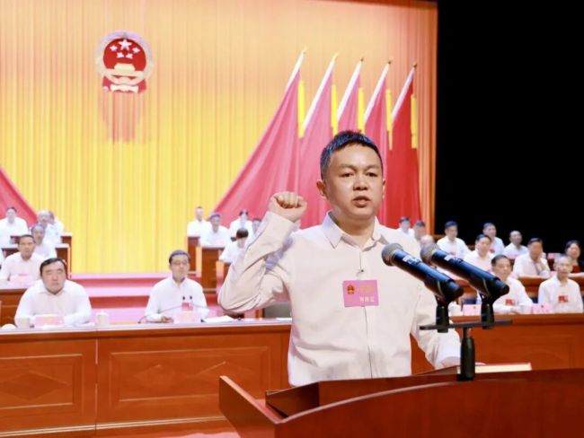 覃涛当选为宜昌市夷陵区人民政府区长
