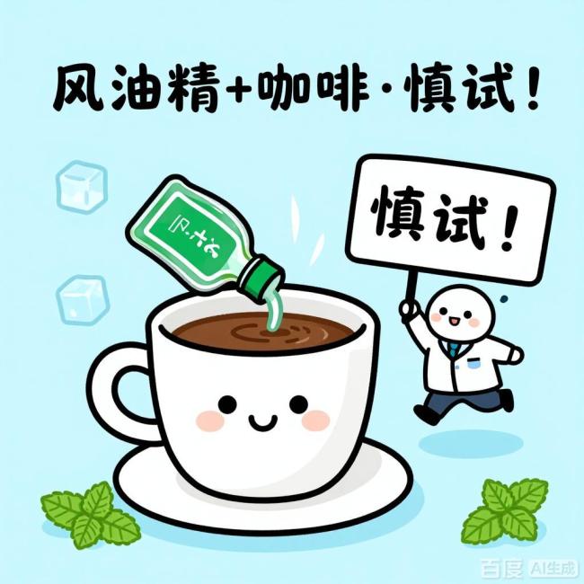 为了“清凉感” 咖啡里加风油精，医生建议要慎重