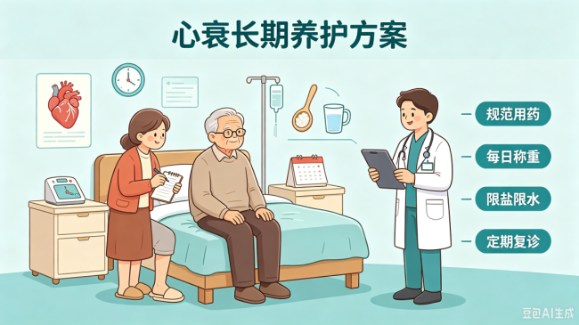 心衰“三分治七分养”，做好这几件事可减少反复医院