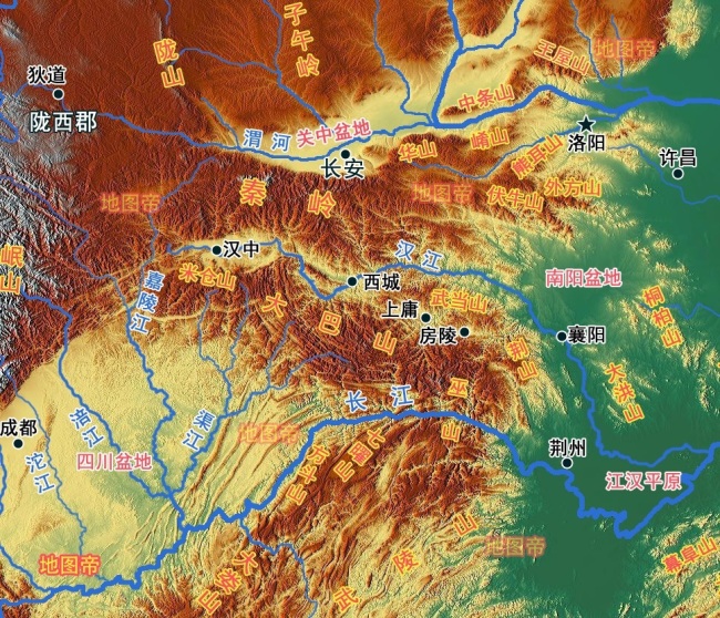 汉中北接雍凉,南控巴蜀,由于地理位置非常独特,自古便是兵家必争之地