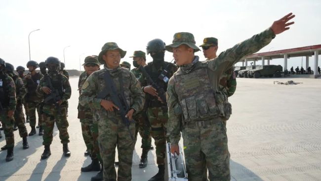 中柬“金龙-2023”联演：混编同训现场直击