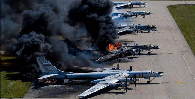 乌无人机暴打俄空天军基地，美空军参谋长担心中国如法炮制袭关岛 美军基地暴露脆弱