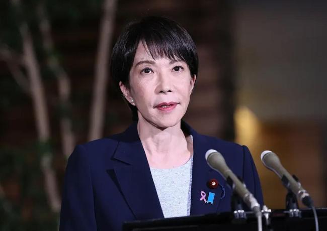 高市早苗涉台错误言论被批