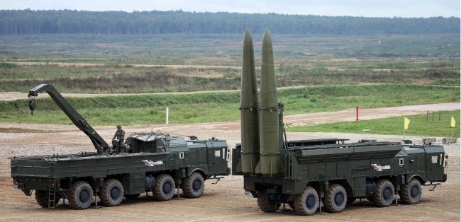 俄或已在俄乌边境部署36台"伊斯坎德尔"导弹发射装置