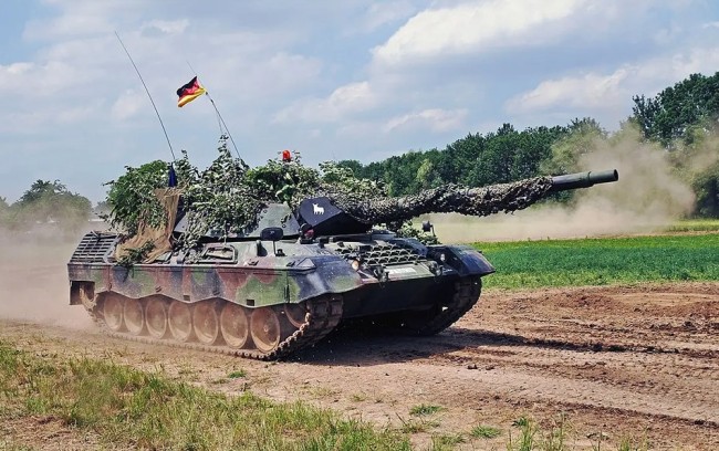 德国将向乌克提供88辆“豹”1A5型坦克。