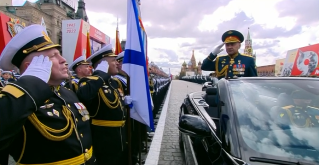俄媒：莫斯科红场胜利日阅兵式结束