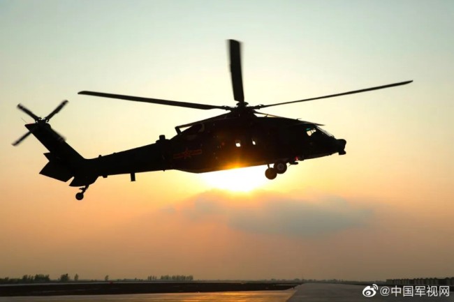 ​东部战区又一陆航部队列装的直-20公开亮相！