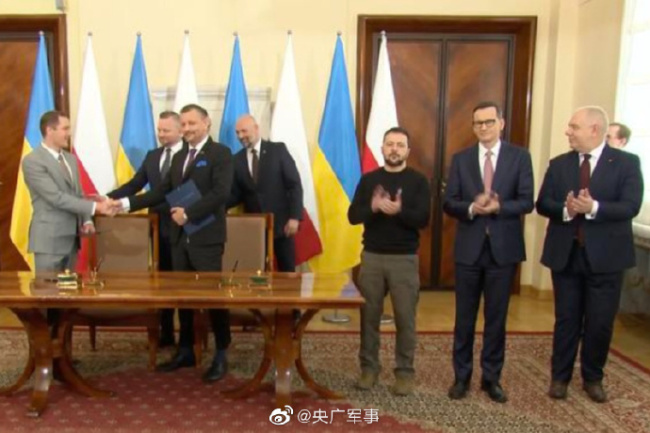 波兰与乌克兰签重要协议 联合生产125毫米口径坦克弹药