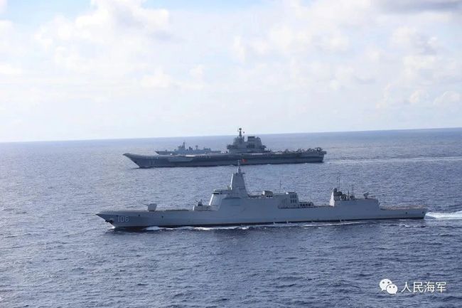 中国航母被围观了！山东舰出击首次进入太平洋