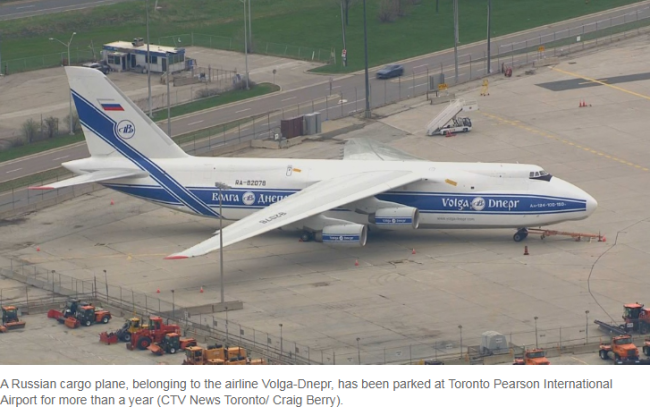大礼来了！滞留加拿大一年后，俄一架安-124运输机将被乌克兰没收 战机却没要来