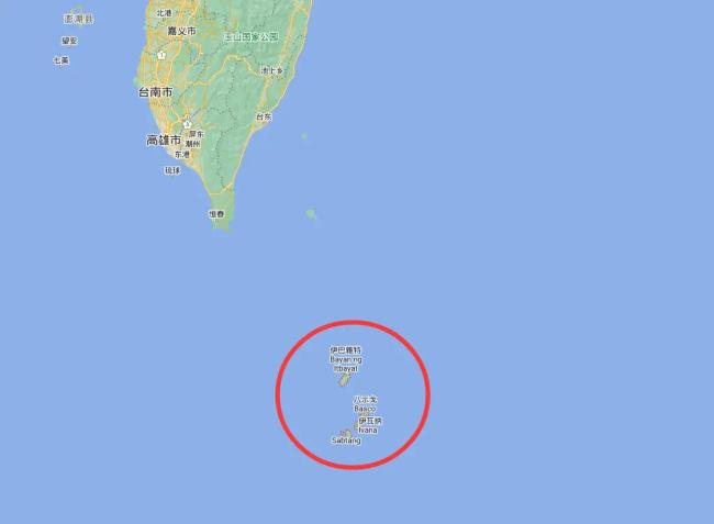 巴坦群岛的大致地理位置（图源：谷歌地图截图）