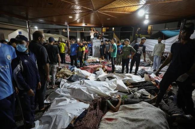 加沙医院被炸遇最血腥事件已致500死，哈马斯：美国的错