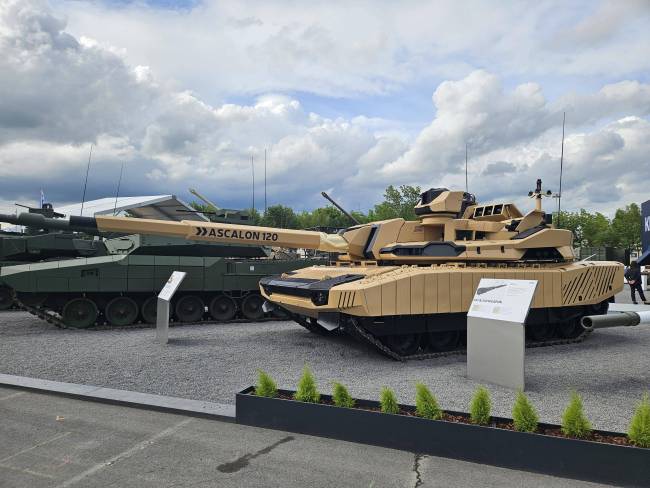 “欧洲防务展”上的欧洲最新坦克